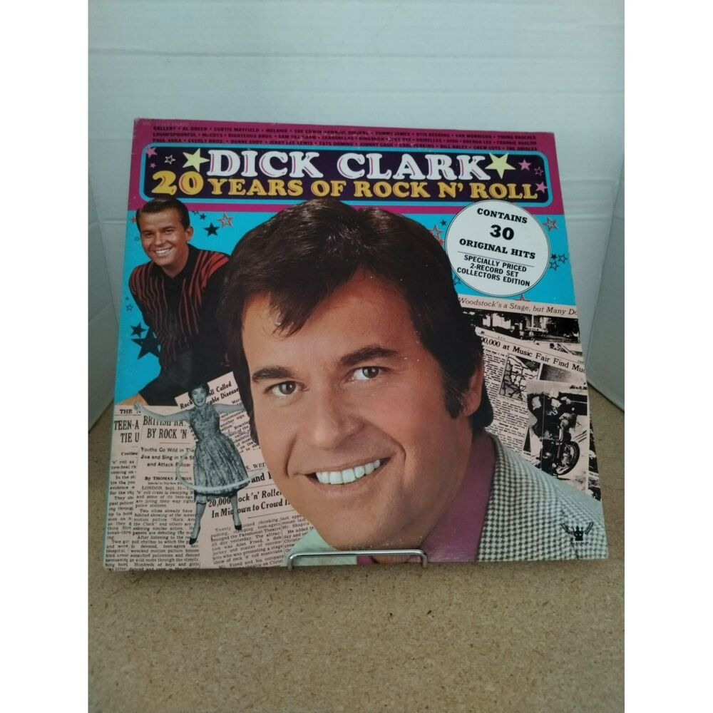 Dick Clark 20 Years of Rock N' Roll 2-Record Set Collectors Edition 2LP 1973
